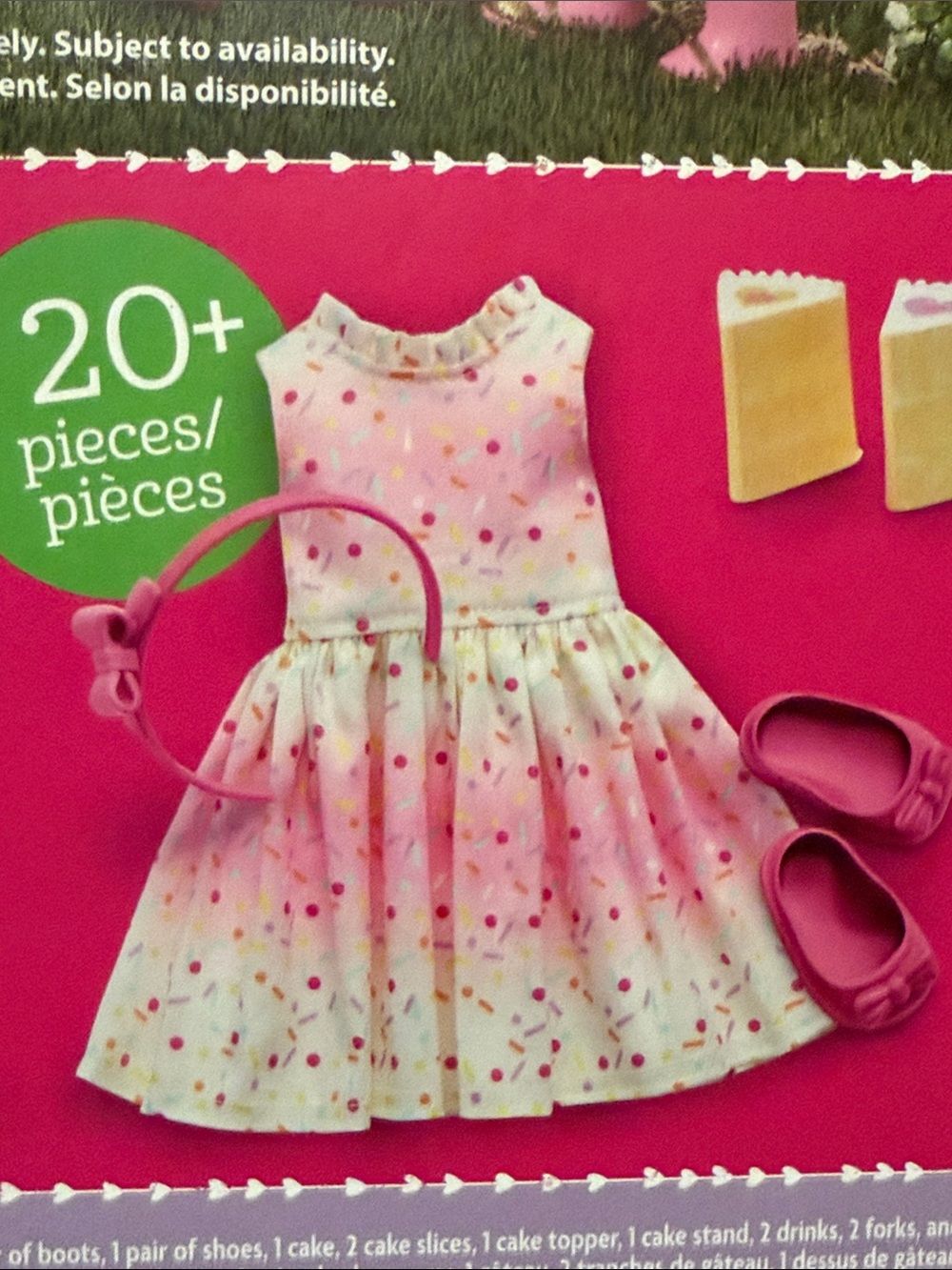 NIB American Girl WellieWishers Emerson Doll Party-Ready Set 14.5” Accessories - Picture 7 of 15